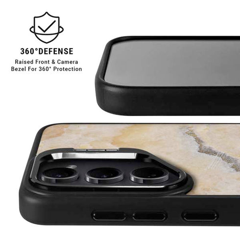 Crystal Vanilla Galaxy S26 Kickstand Case