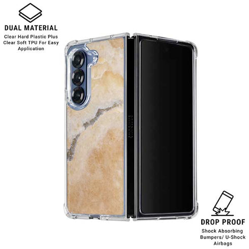 Crystal Vanilla Galaxy Z Fold6 Clear Case