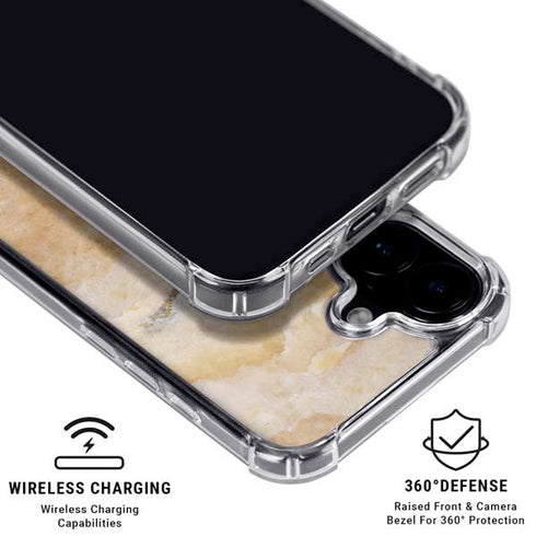 Crystal Vanilla iPhone 16 Plus Clear Case