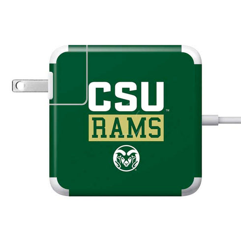 Colorado State University CSU Rams 85W Power Adapter (15 and 17 inch MacBook Pro Charger) Skin