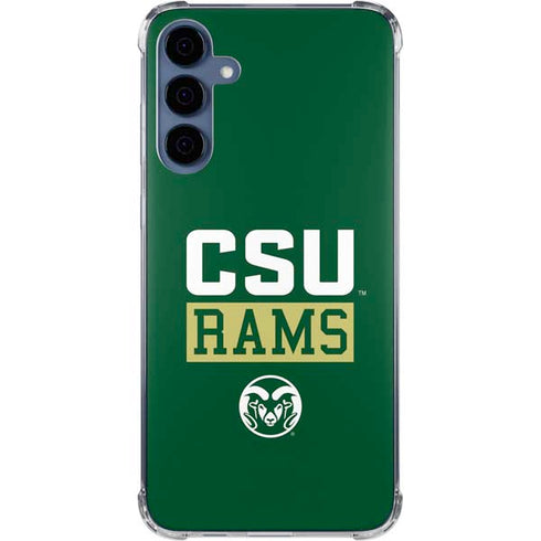 Colorado State University CSU Rams Galaxy A55 5G Clear Case