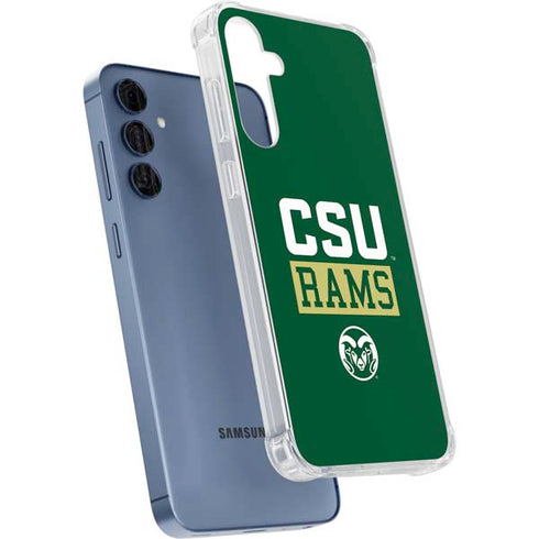 Colorado State University CSU Rams Galaxy A55 5G Clear Case