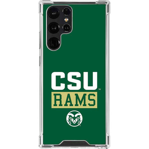 Colorado State University CSU Rams Galaxy S23 Ultra Clear Case