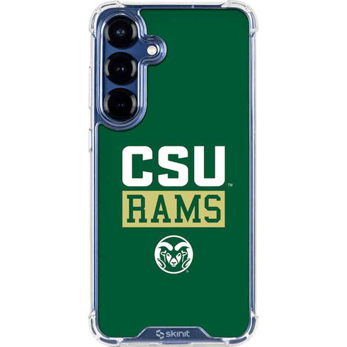 Colorado State University CSU Rams Galaxy S25 FE Clear Case