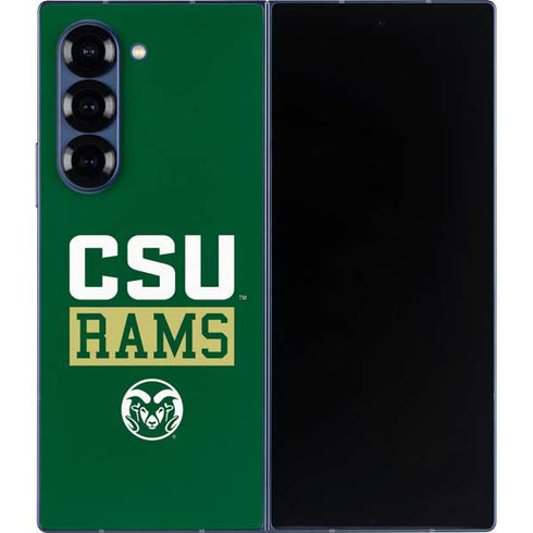 Colorado State University CSU Rams Galaxy Z Fold6 Skin