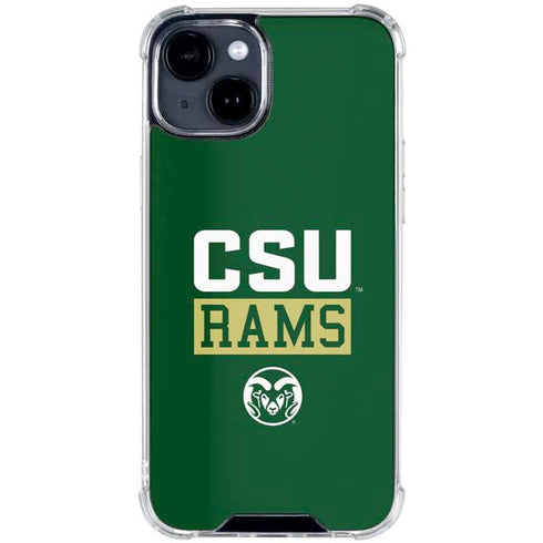 Colorado State University CSU Rams iPhone 15 Clear Case