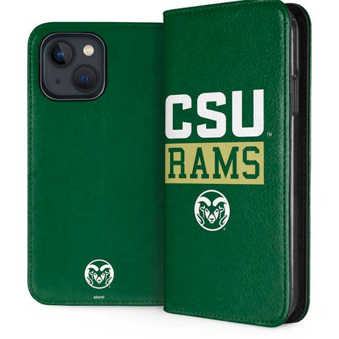 Colorado State University CSU Rams iPhone 15 Plus Folio Case