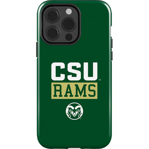 Colorado State University CSU Rams iPhone 15 Pro Impact Case