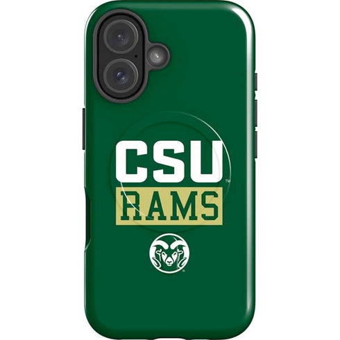 Colorado State University CSU Rams iPhone 16 Plus Magsafe Impact Case