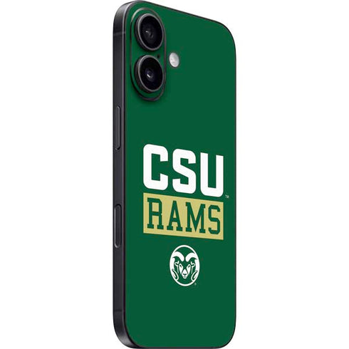 Colorado State University CSU Rams iPhone 16 Plus Skin