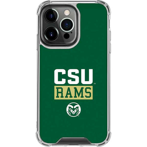 Colorado State University CSU Rams iPhone 16 Pro Clear Case