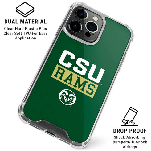 Colorado State University CSU Rams iPhone 16 Pro Clear Case