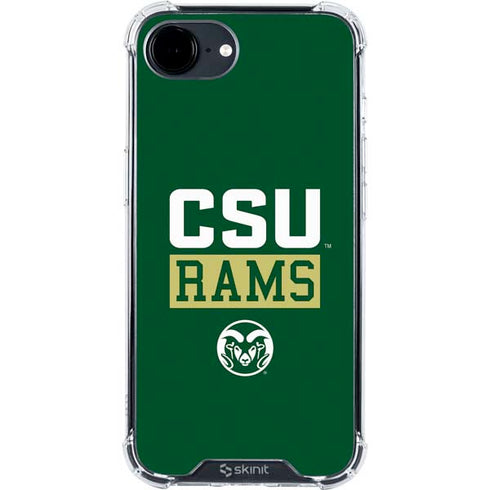 Colorado State University CSU Rams iPhone 16e Clear Case