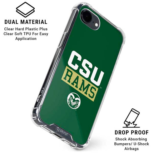 Colorado State University CSU Rams iPhone 16e Clear Case