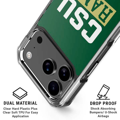 Colorado State University CSU Rams iPhone 17 Pro Max Clear Case