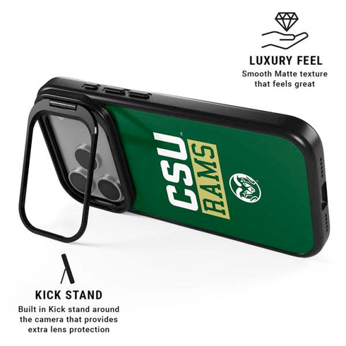 Colorado State University CSU Rams iPhone 17 Pro Max Kickstand Case
