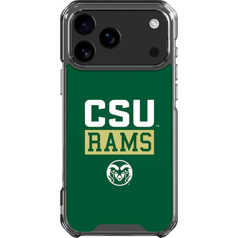 Colorado State University CSU Rams iPhone 18 Pro Max Clear Case