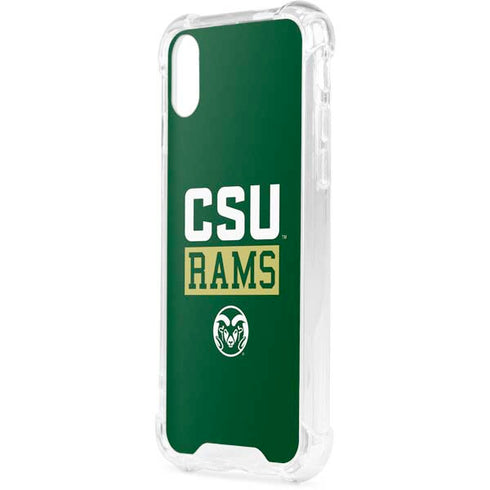 Colorado State University CSU Rams iPhone XS Clear Case