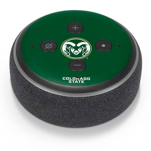 Colorado State University CSU Rams Logo Amazon Echo Dot Skin