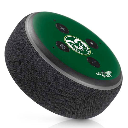 Colorado State University CSU Rams Logo Amazon Echo Dot Skin