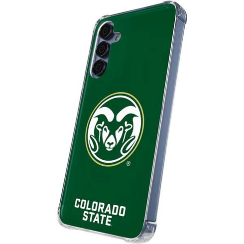 Colorado State University CSU Rams Logo Galaxy A35 5G Clear Case