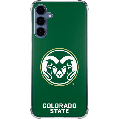 Colorado State University CSU Rams Logo Galaxy A55 5G Clear Case