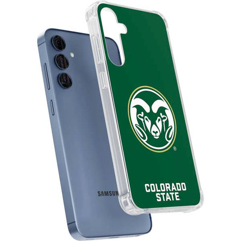 Colorado State University CSU Rams Logo Galaxy A55 5G Clear Case