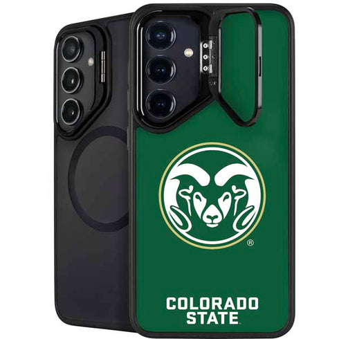 Colorado State University CSU Rams Logo Galaxy S25 Plus Kickstand Case