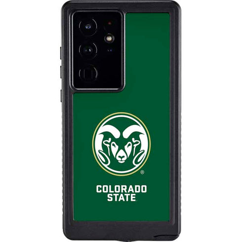 Colorado State University CSU Rams Logo Galaxy S24 Ultra Waterproof Case