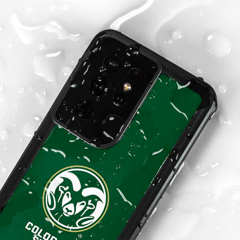 Colorado State University CSU Rams Logo Galaxy S24 Ultra Waterproof Case