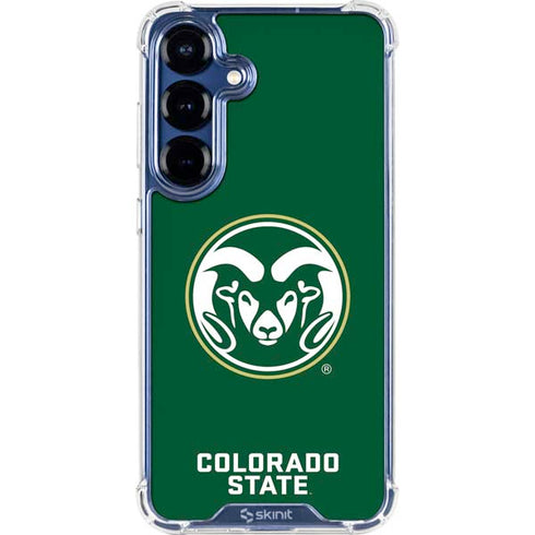 Colorado State University CSU Rams Logo Galaxy S25 Clear Case