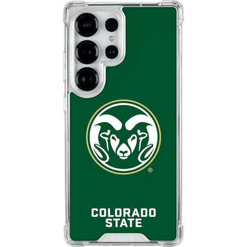 Colorado State University CSU Rams Logo Galaxy S25 Ultra Clear Case
