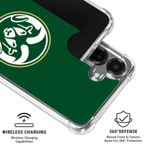 Colorado State University CSU Rams Logo Galaxy S26 Clear Case
