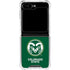 Colorado State University CSU Rams Logo Galaxy Z Flip6 Clear Case