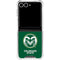 Colorado State University CSU Rams Logo Galaxy Z Flip7 Clear Case