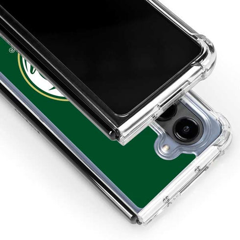 Colorado State University CSU Rams Logo Galaxy Z Fold5 5G Clear Case
