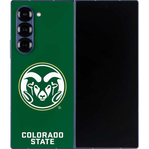 Colorado State University CSU Rams Logo Galaxy Z Fold6 Skin