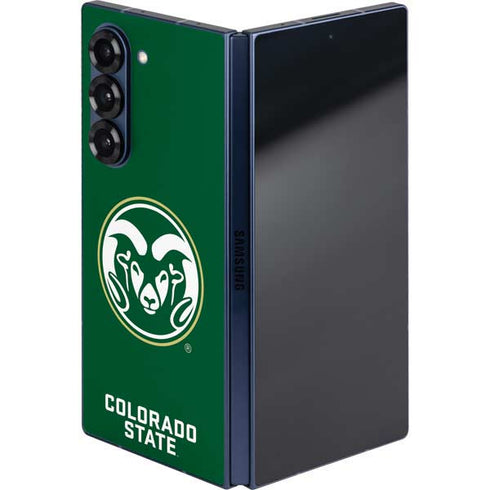 Colorado State University CSU Rams Logo Galaxy Z Fold6 Skin