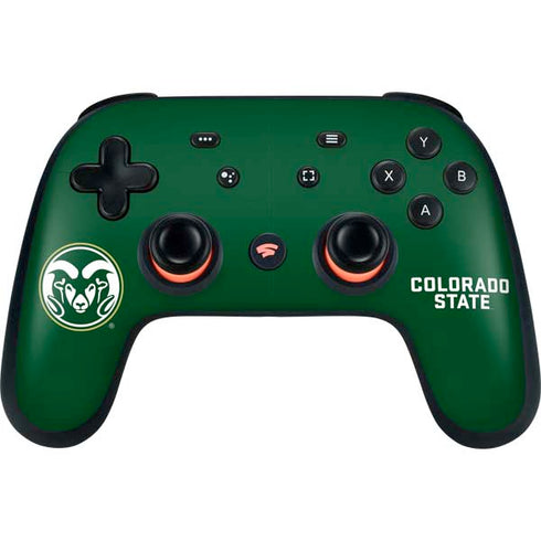 Colorado State University CSU Rams Logo Google Stadia Controller Skin