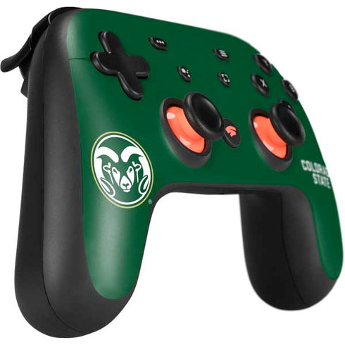 Colorado State University CSU Rams Logo Google Stadia Controller Skin