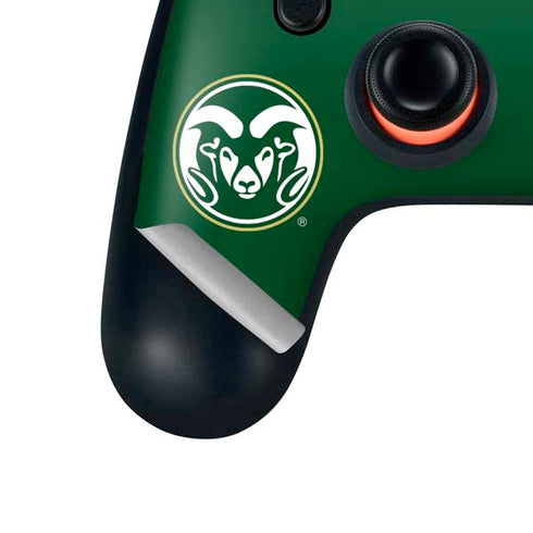 Colorado State University CSU Rams Logo Google Stadia Controller Skin