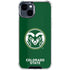 Colorado State University CSU Rams Logo iPhone 15 Clear Case