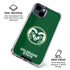 Colorado State University CSU Rams Logo iPhone 15 Clear Case
