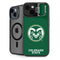 Colorado State University CSU Rams Logo iPhone 15 Kickstand Case