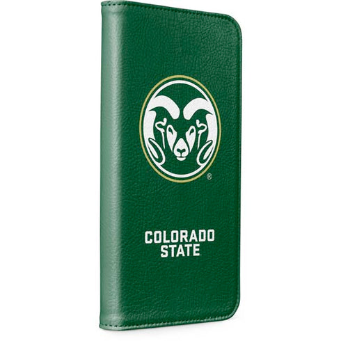 Colorado State University CSU Rams Logo iPhone 15 Plus Folio Case