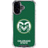 Colorado State University CSU Rams Logo iPhone 16 Plus Clear Case