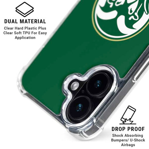 Colorado State University CSU Rams Logo iPhone 16 Plus Clear Case