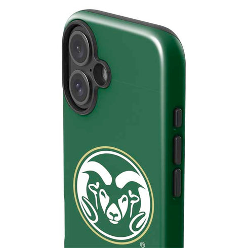 Colorado State University CSU Rams Logo iPhone 16 Plus Impact Case