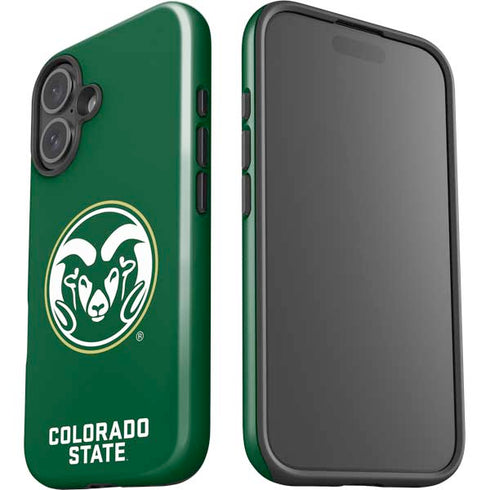 Colorado State University CSU Rams Logo iPhone 16 Plus Impact Case