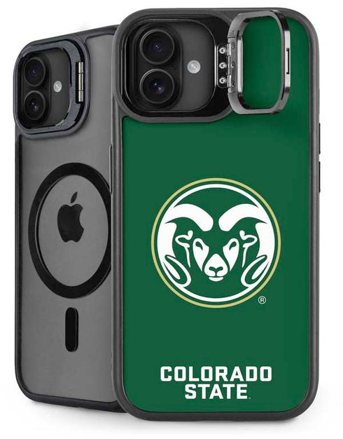 Colorado State University CSU Rams Logo iPhone 16 Plus Kickstand Case